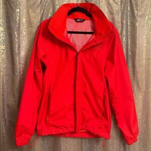 The North Face Resolve 2 Dryvent Red Orange Men's Rain Wind Proof‎ Jacket Small